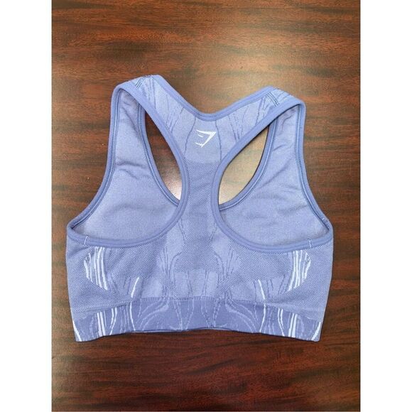 Gymshark Mercury Seamless Light Purple Sports Bra Size X-Small - Picture 3 of 5